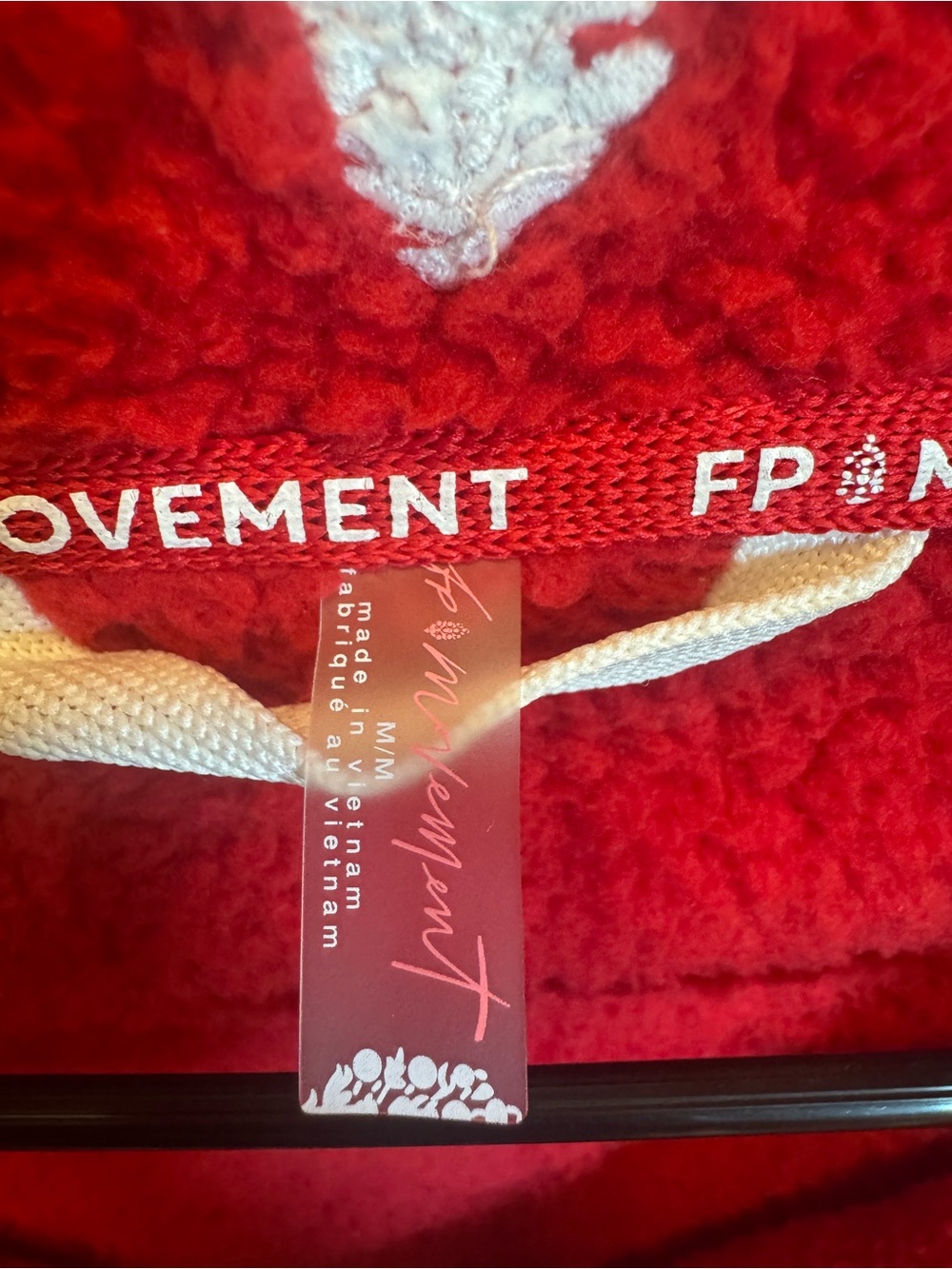 Free people red Mountain High half zip fleece - Picture 7 of 7
